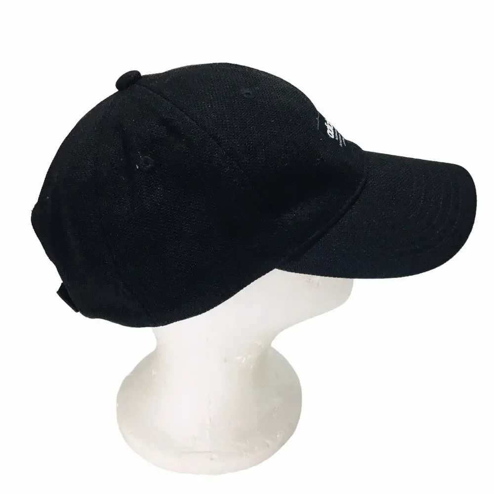 Adidas Men's 100% Cotton Adjustable Strapback Trefoil Logo Hat One Size